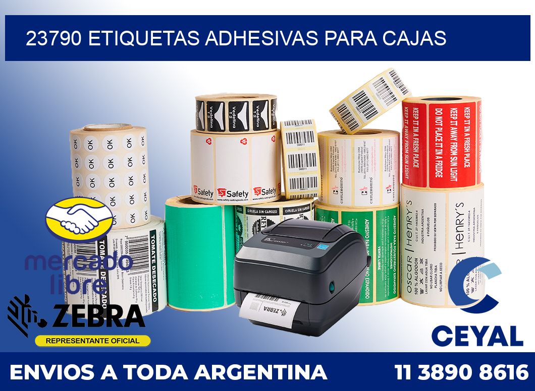 23790 Etiquetas adhesivas para cajas