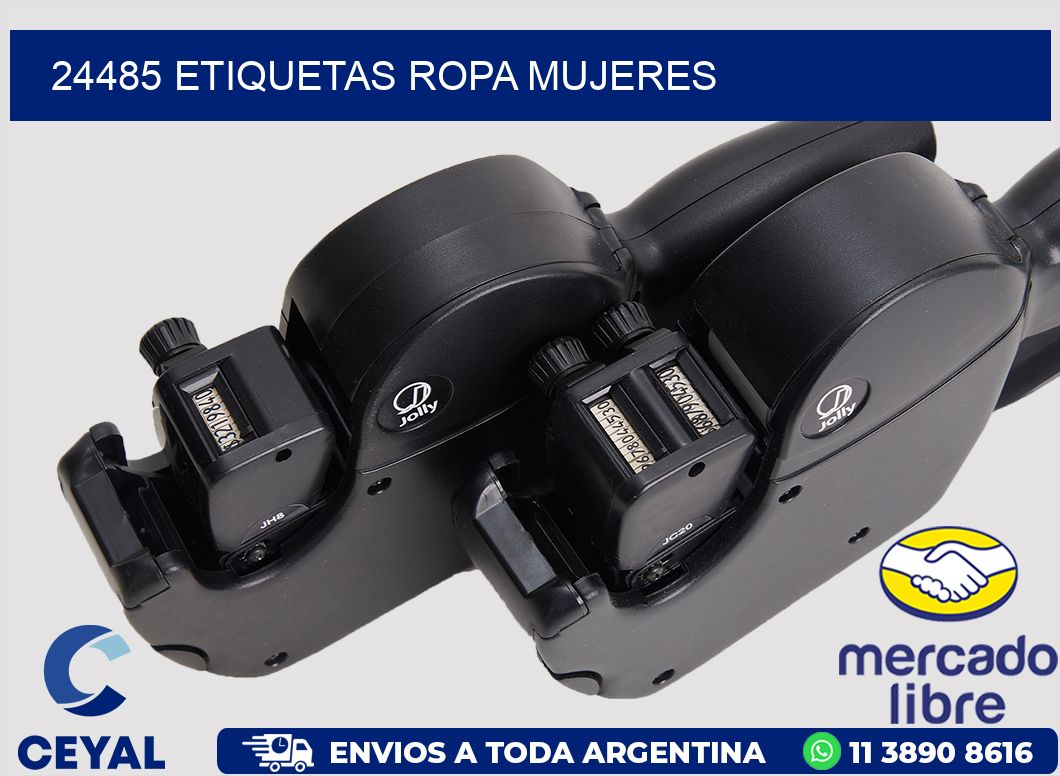 24485 Etiquetas ropa mujeres