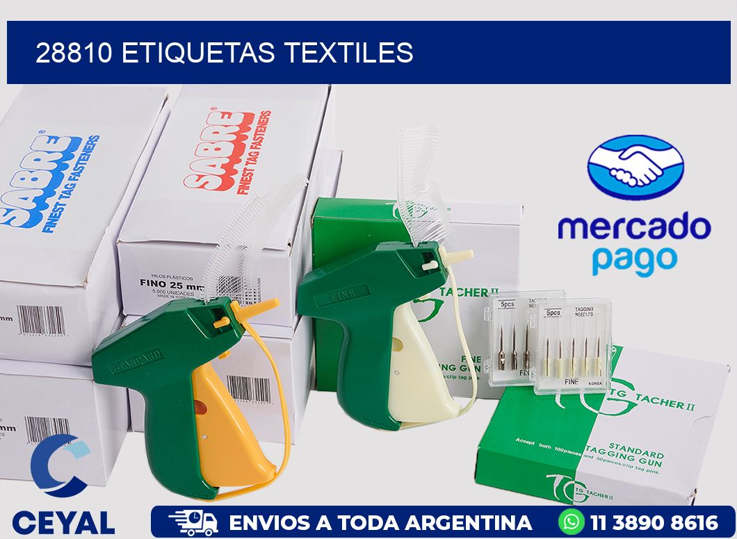 28810 etiquetas textiles