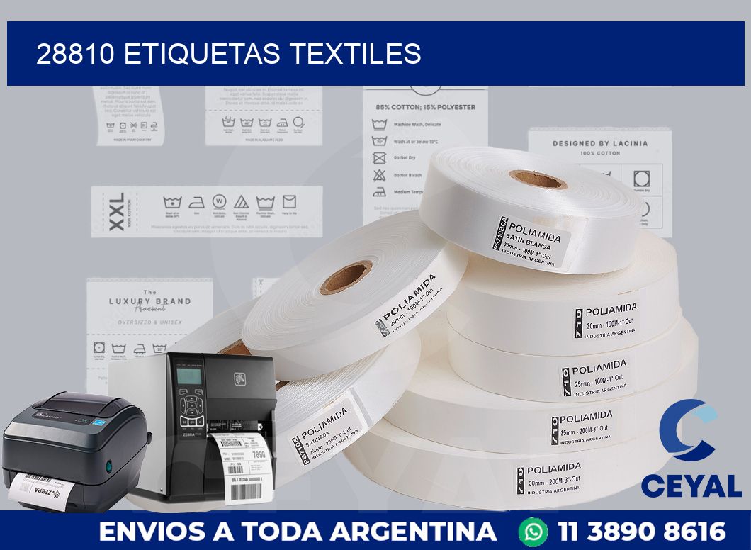 28810 etiquetas textiles