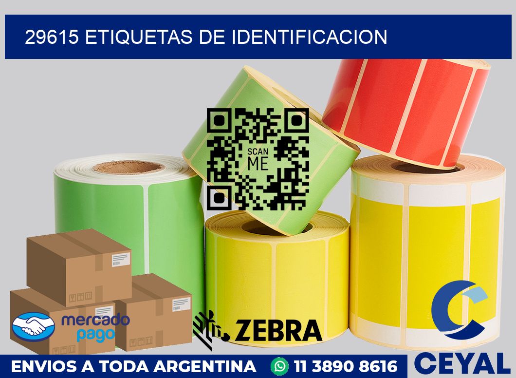 29615 Etiquetas de identificacion