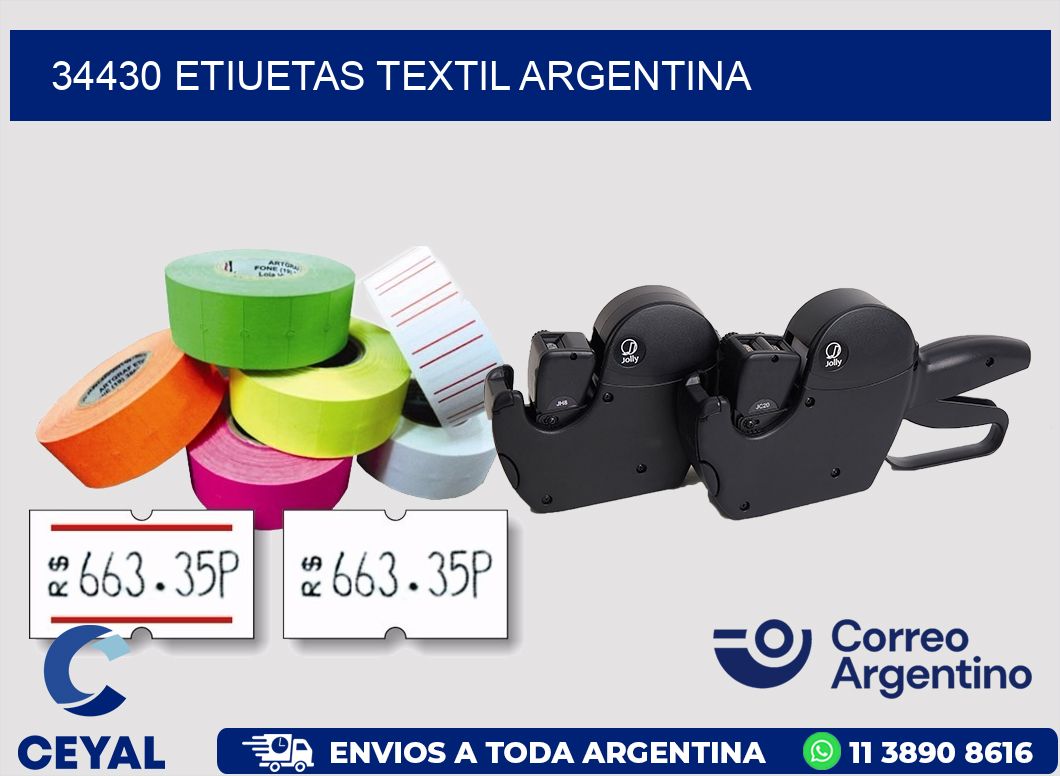 34430 etiuetas textil argentina