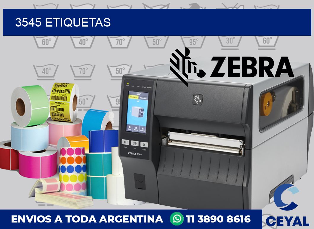 3545 etiquetas