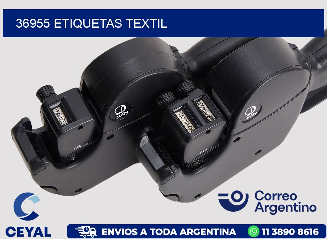 36955 etiquetas textil