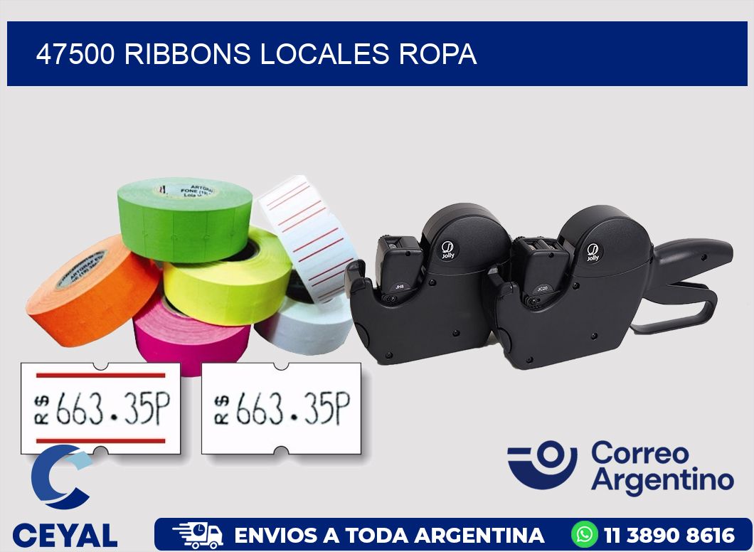 47500 ribbons locales ropa