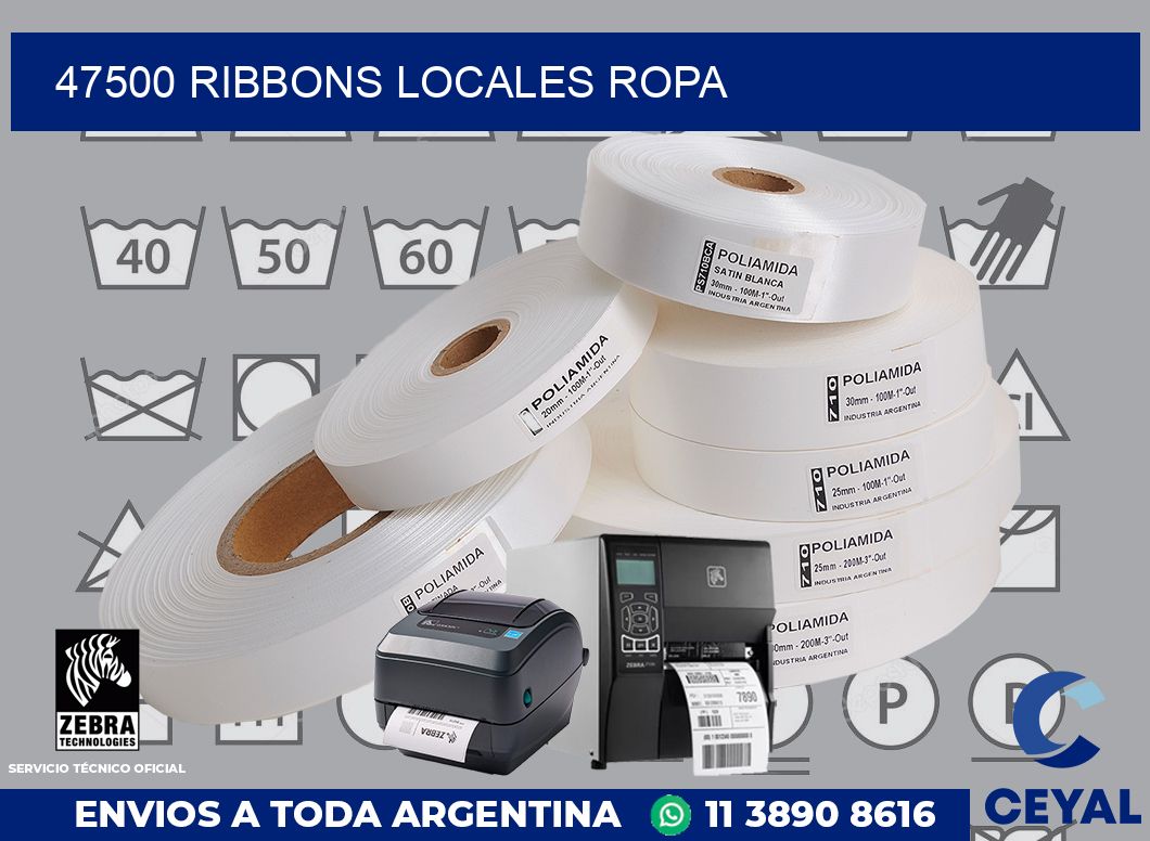 47500 ribbons locales ropa