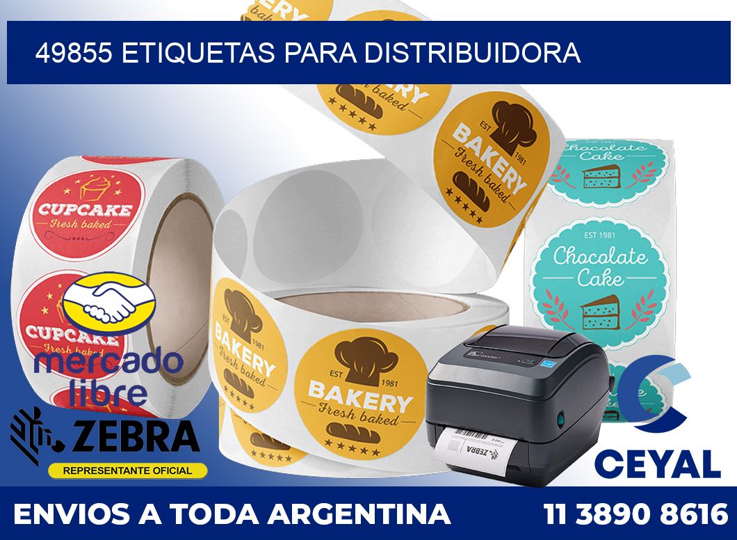 49855 Etiquetas para distribuidora