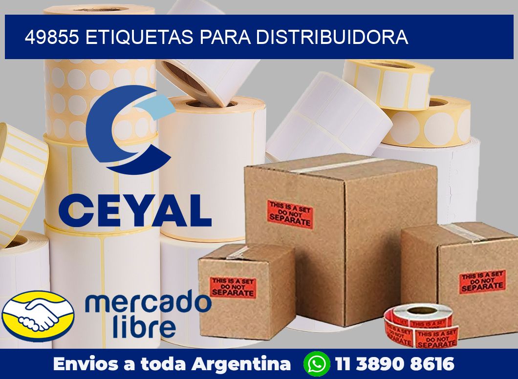 49855 Etiquetas para distribuidora
