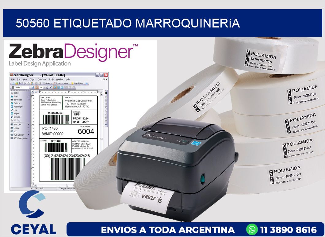 50560 Etiquetado marroquinería