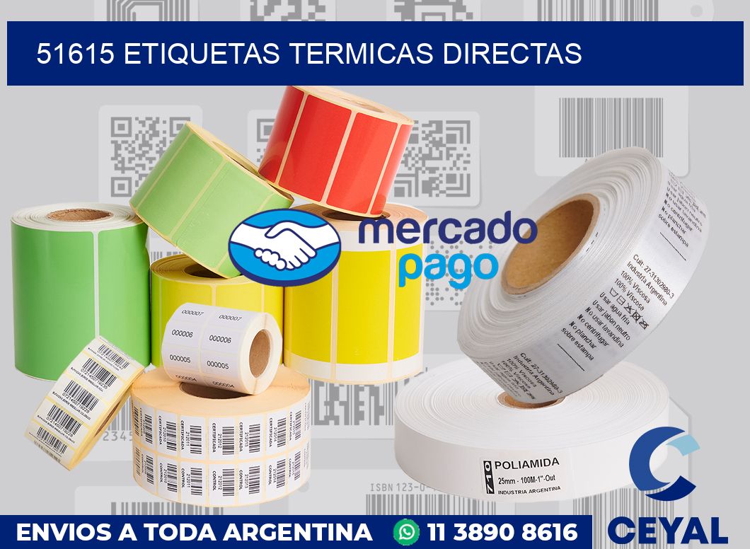 51615 Etiquetas termicas directas