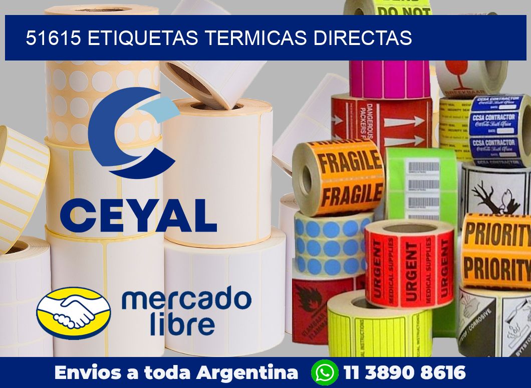 51615 Etiquetas termicas directas