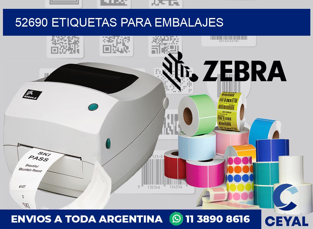52690 etiquetas para embalajes