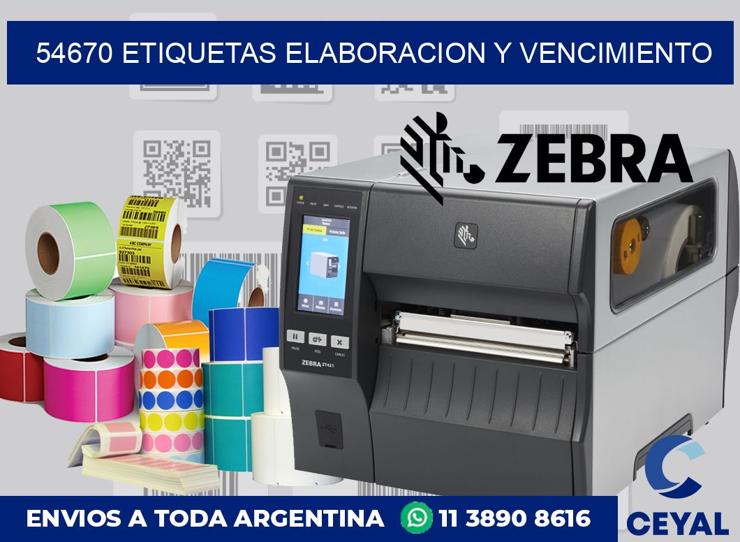 54670 Etiquetas elaboracion y vencimiento