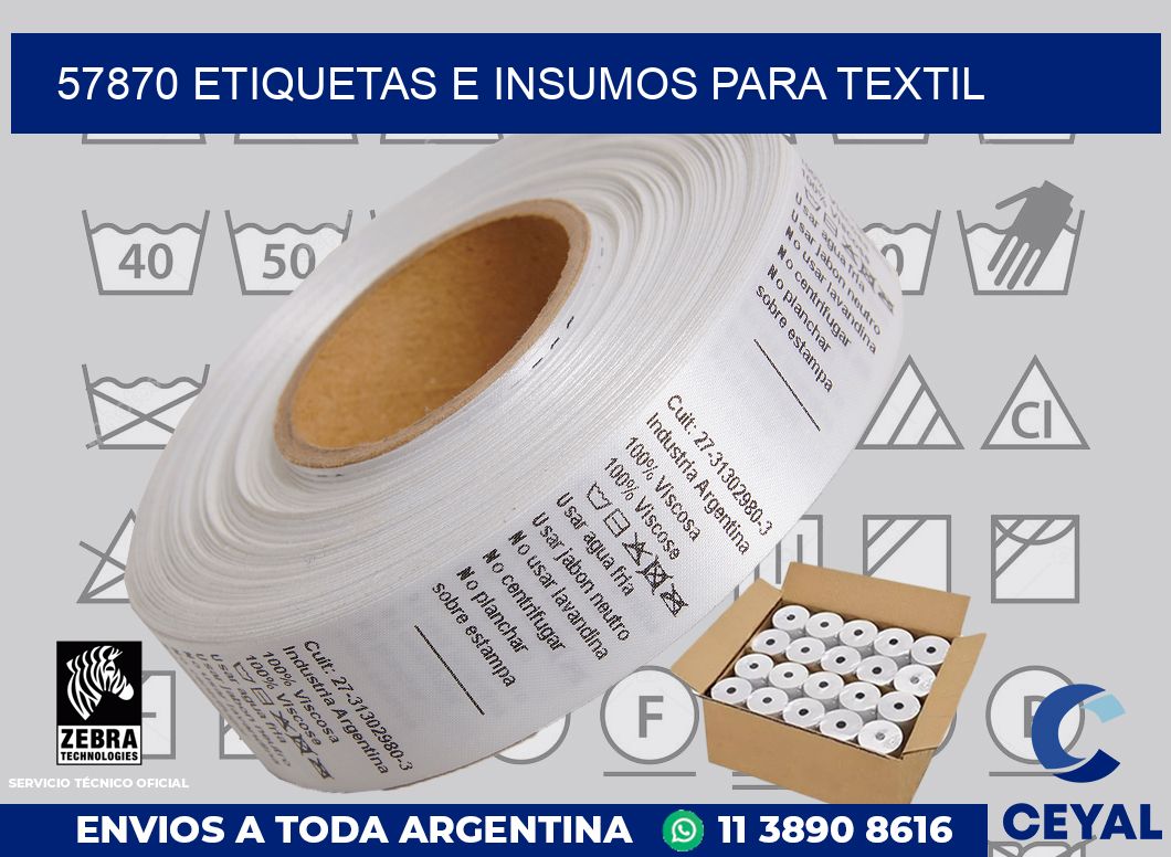 57870 etiquetas e insumos para textil