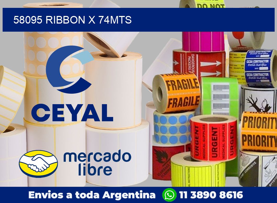 58095 ribbon x 74mts