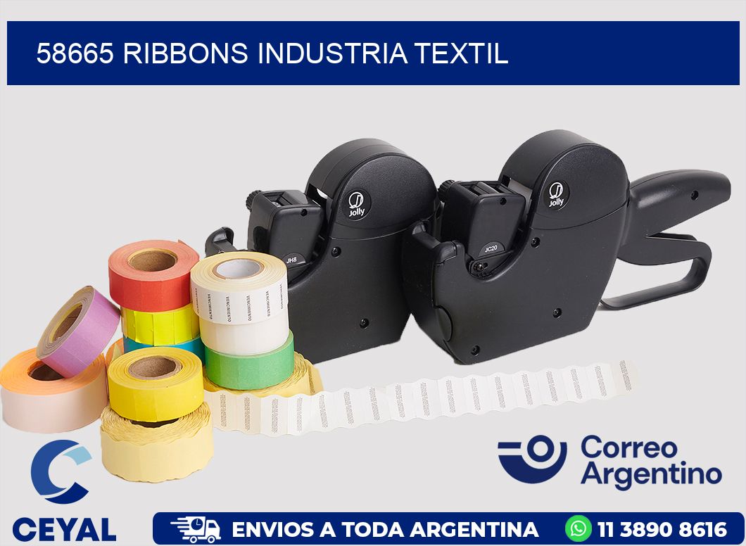 58665 ribbons industria textil