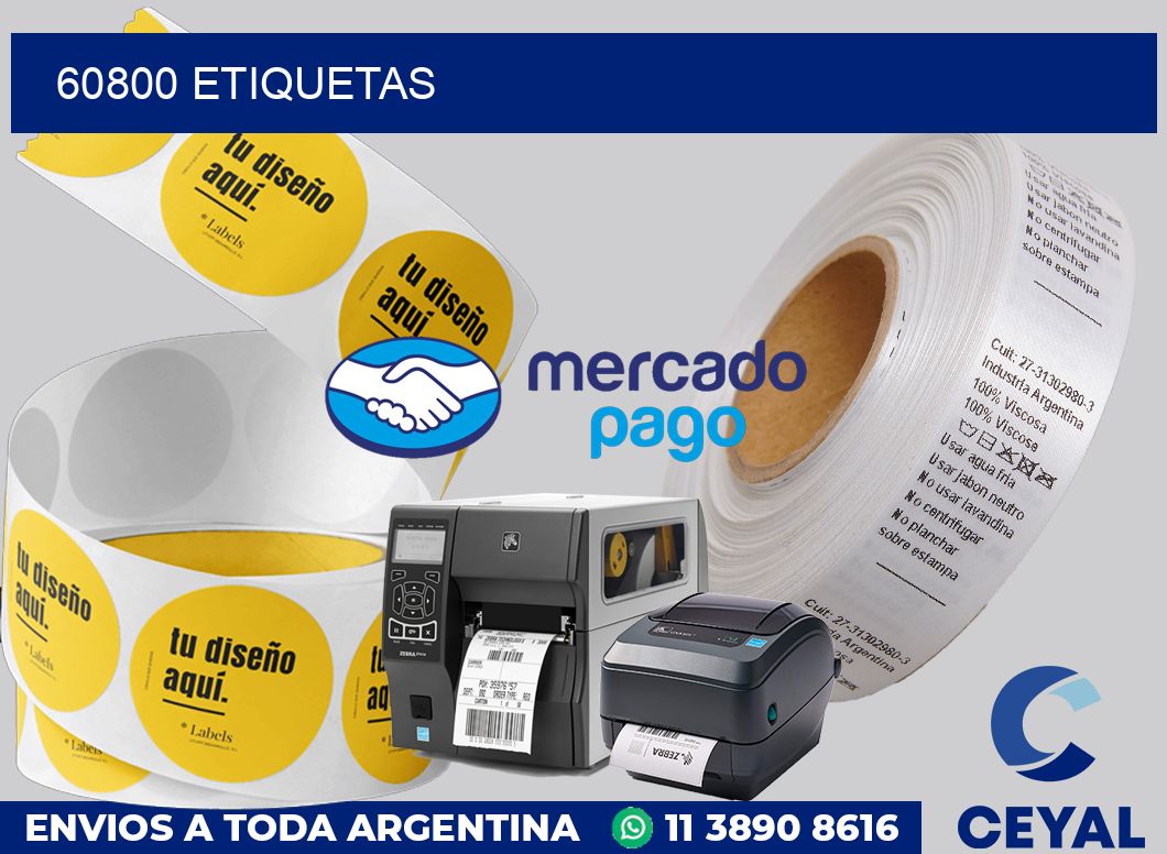 60800 etiquetas