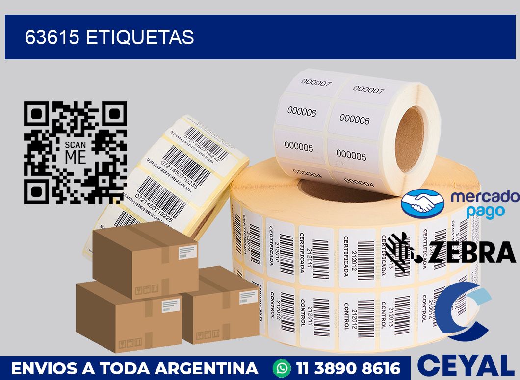 63615 etiquetas