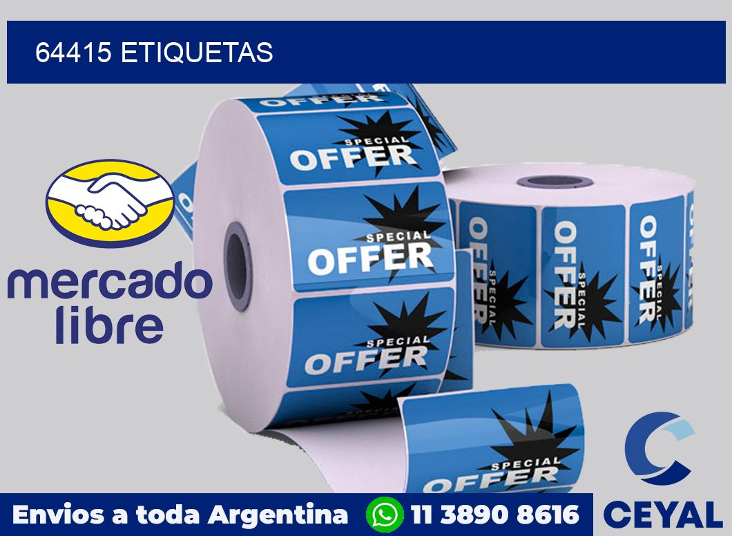 64415 etiquetas