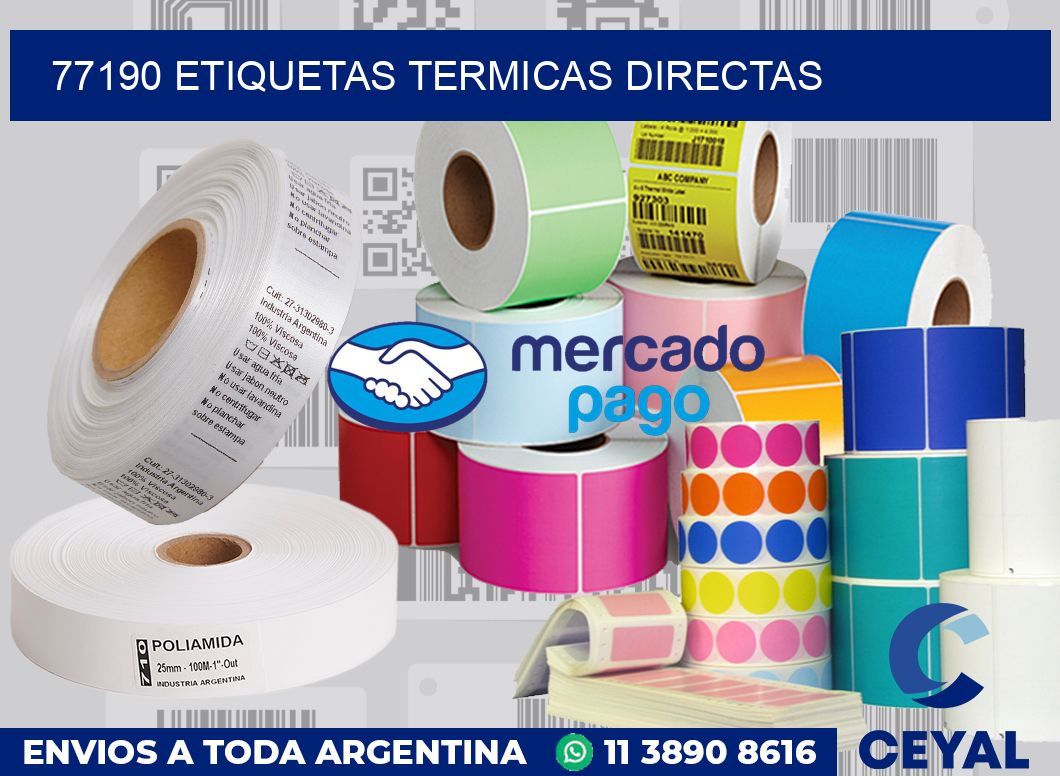 77190 Etiquetas termicas directas