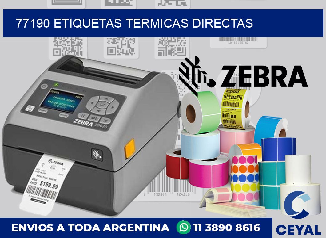 77190 Etiquetas termicas directas