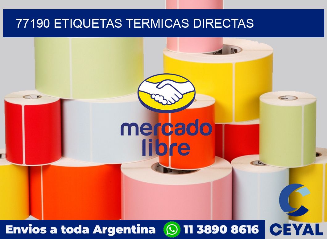 77190 Etiquetas termicas directas