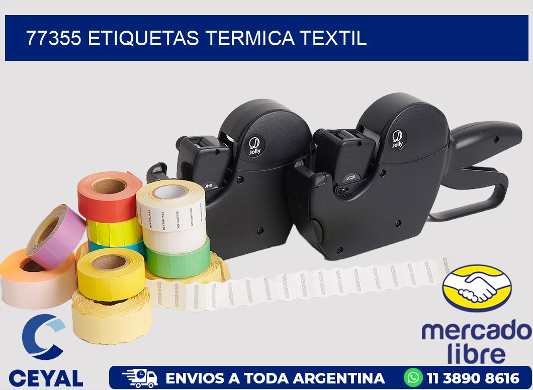 77355 etiquetas termica textil
