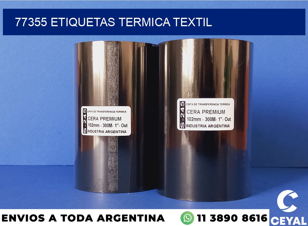 77355 etiquetas termica textil