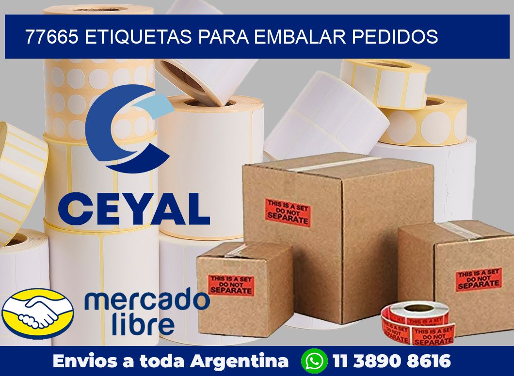 77665 Etiquetas para embalar pedidos