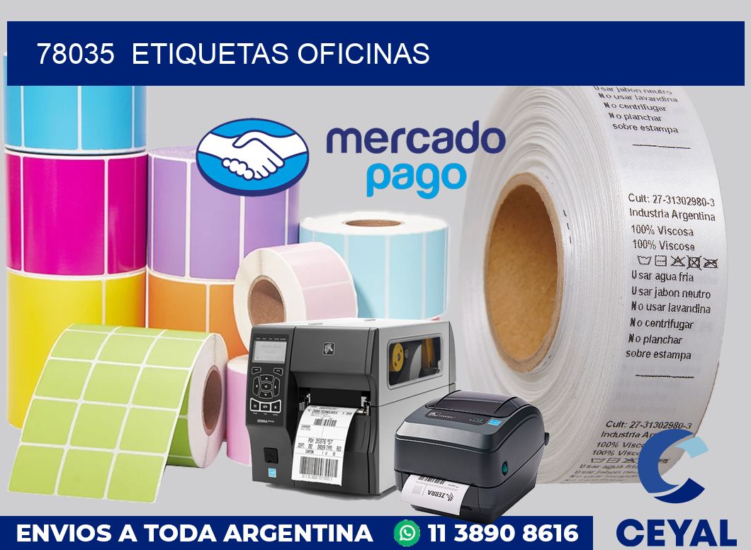 78035  Etiquetas oficinas