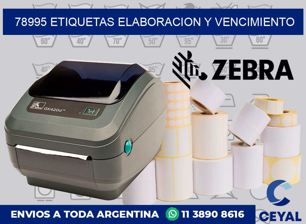 78995 Etiquetas elaboracion y vencimiento