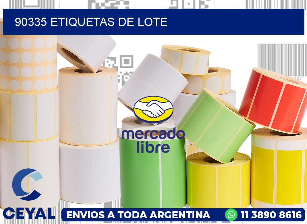 90335 Etiquetas de lote