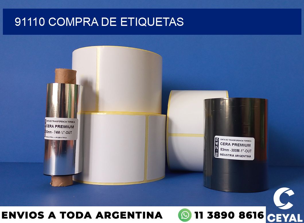 91110 compra de etiquetas