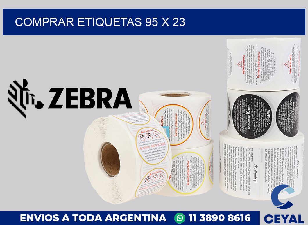 Comprar etiquetas 95 x 23