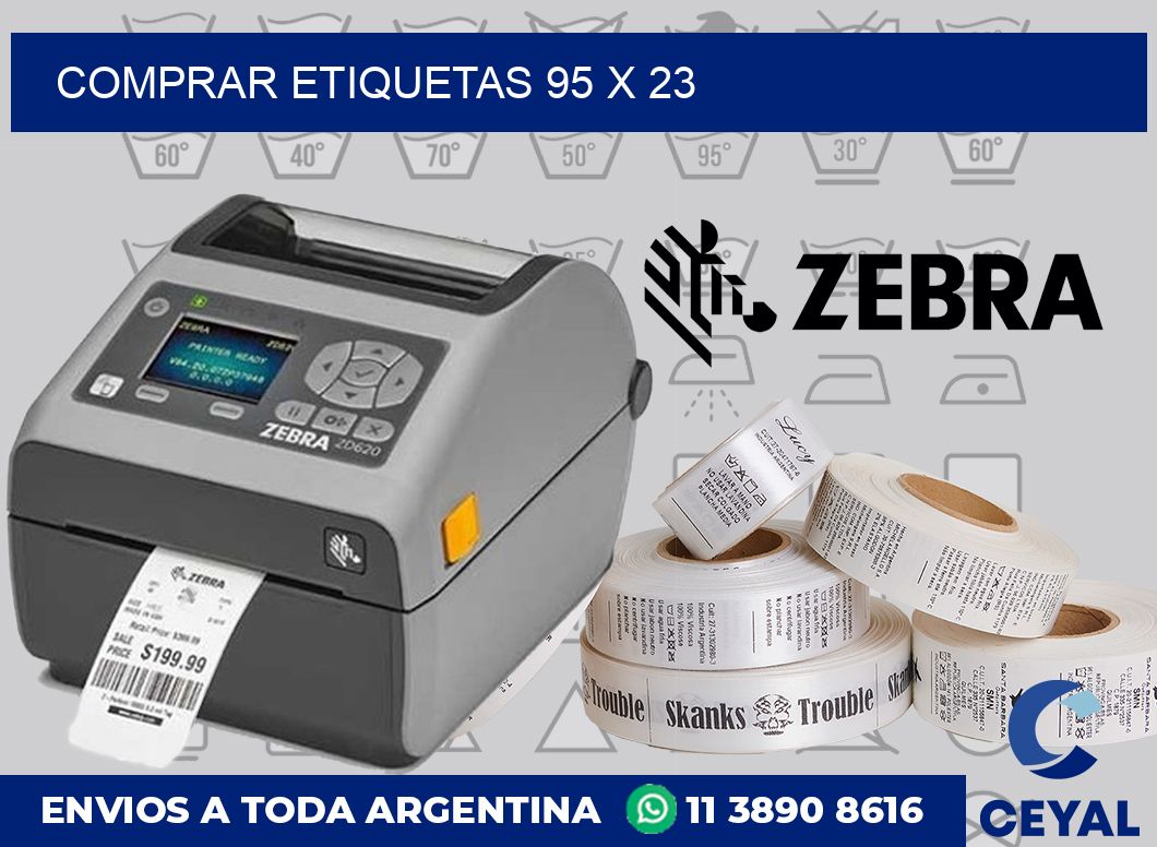 Comprar etiquetas 95 x 23