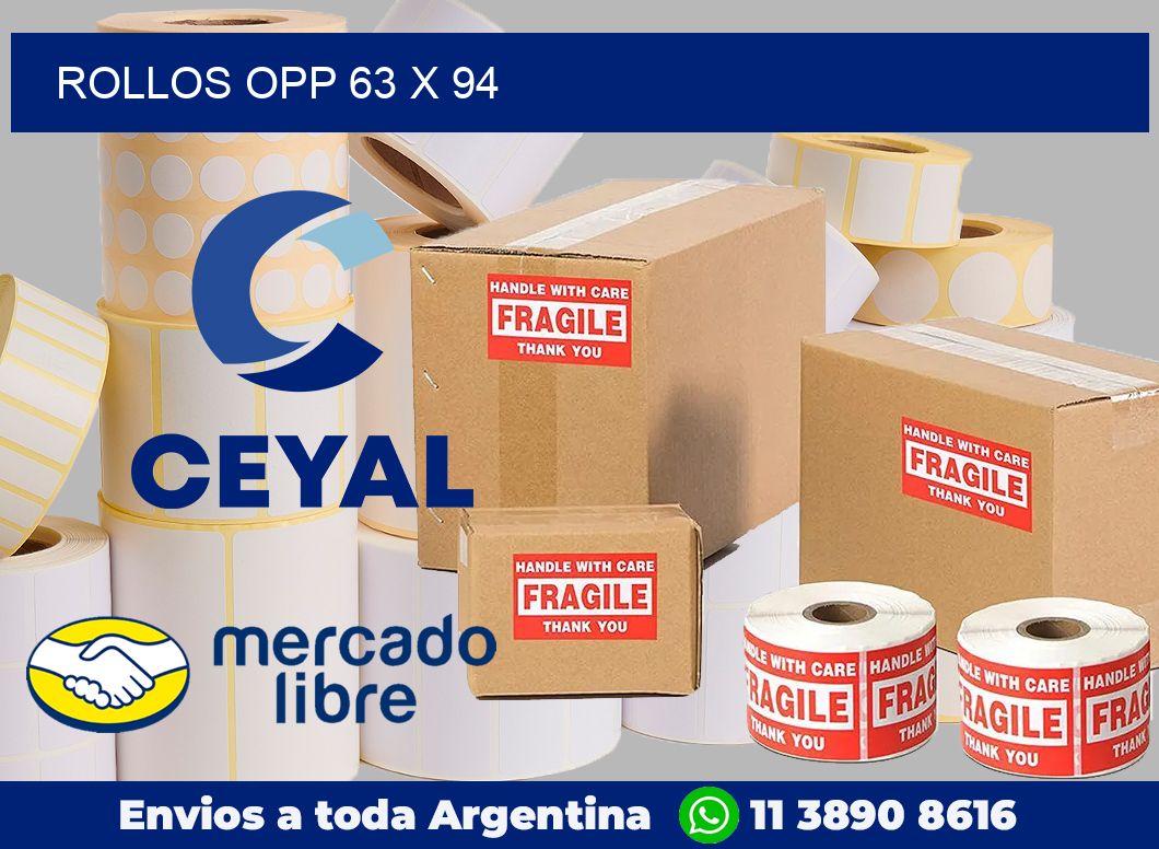 Rollos OPP 63 x 94