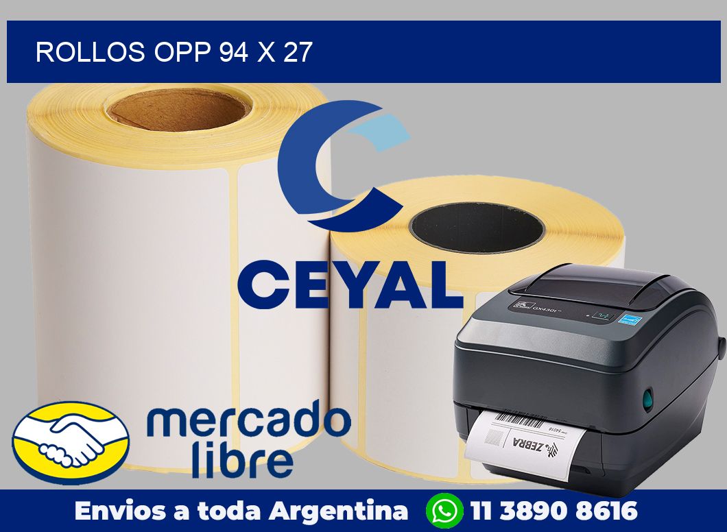 Rollos OPP 94 x 27