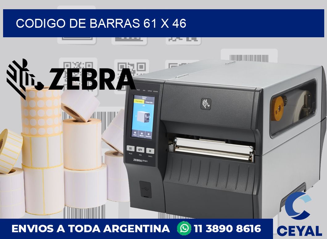 codigo de barras 61 x 46