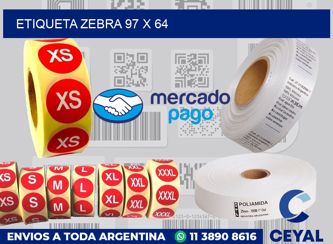 etiqueta zebra 97 x 64
