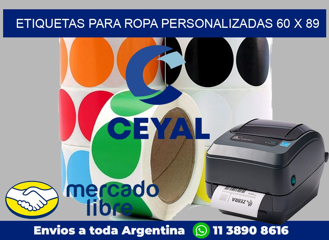 etiquetas para ropa personalizadas 60 x 89
