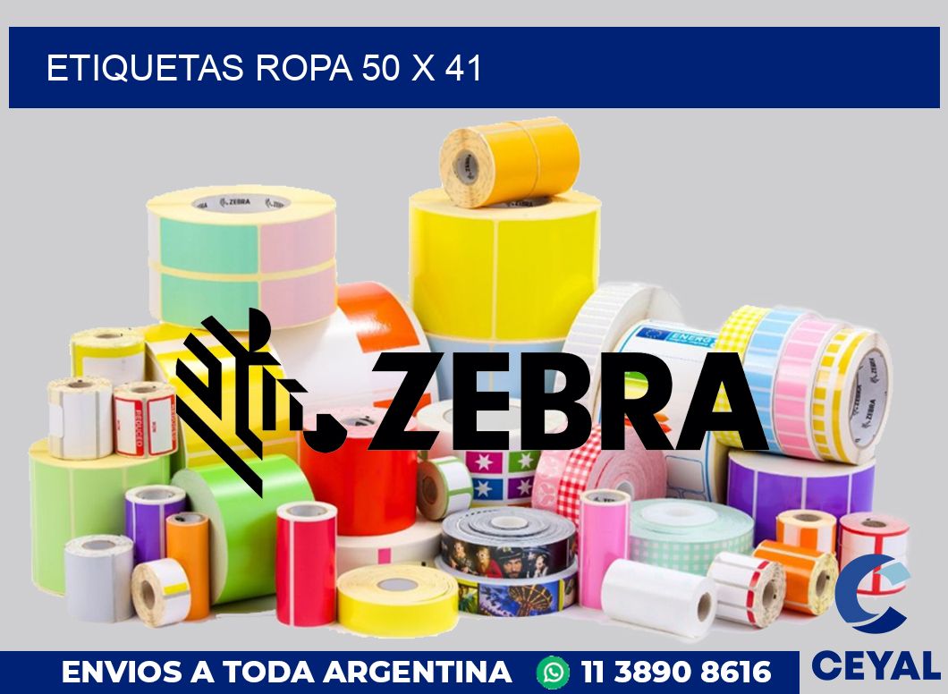 etiquetas ropa 50 x 41