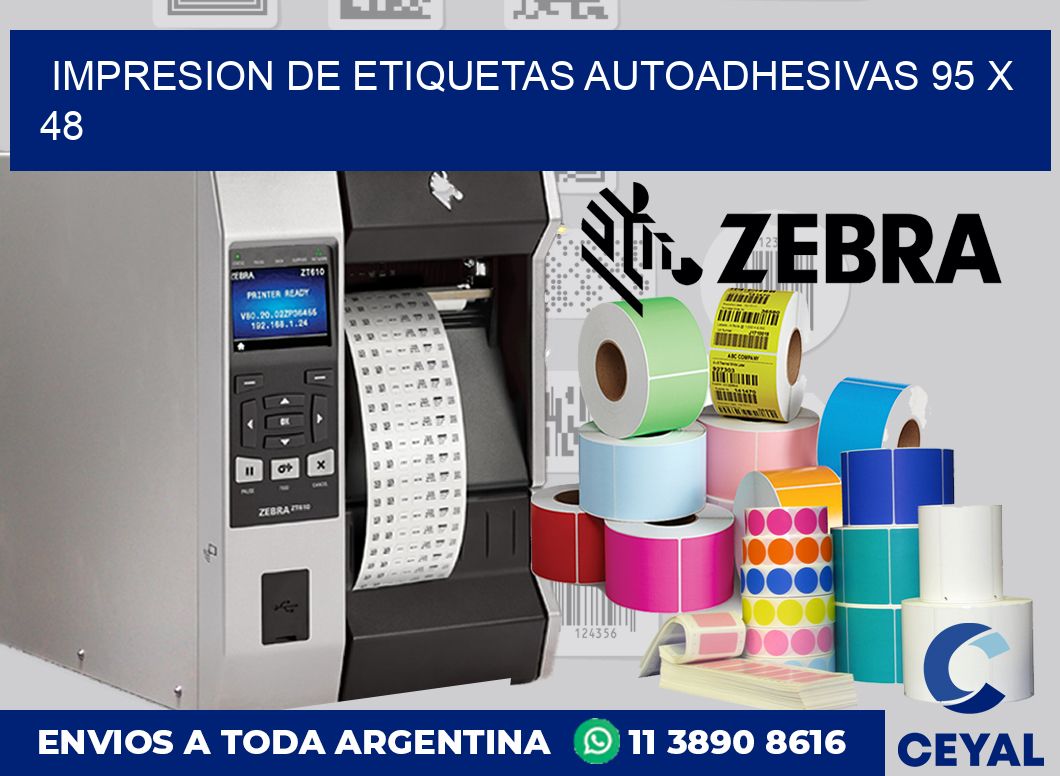 impresion de etiquetas autoadhesivas 95 x 48