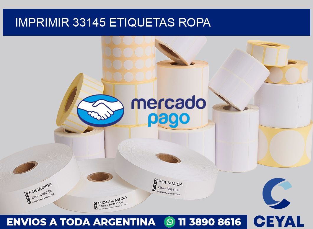 imprimir 33145 etiquetas ropa
