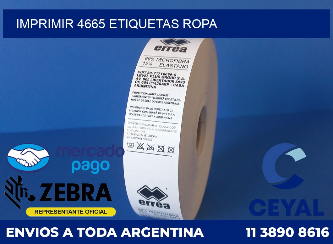imprimir 4665 etiquetas ropa