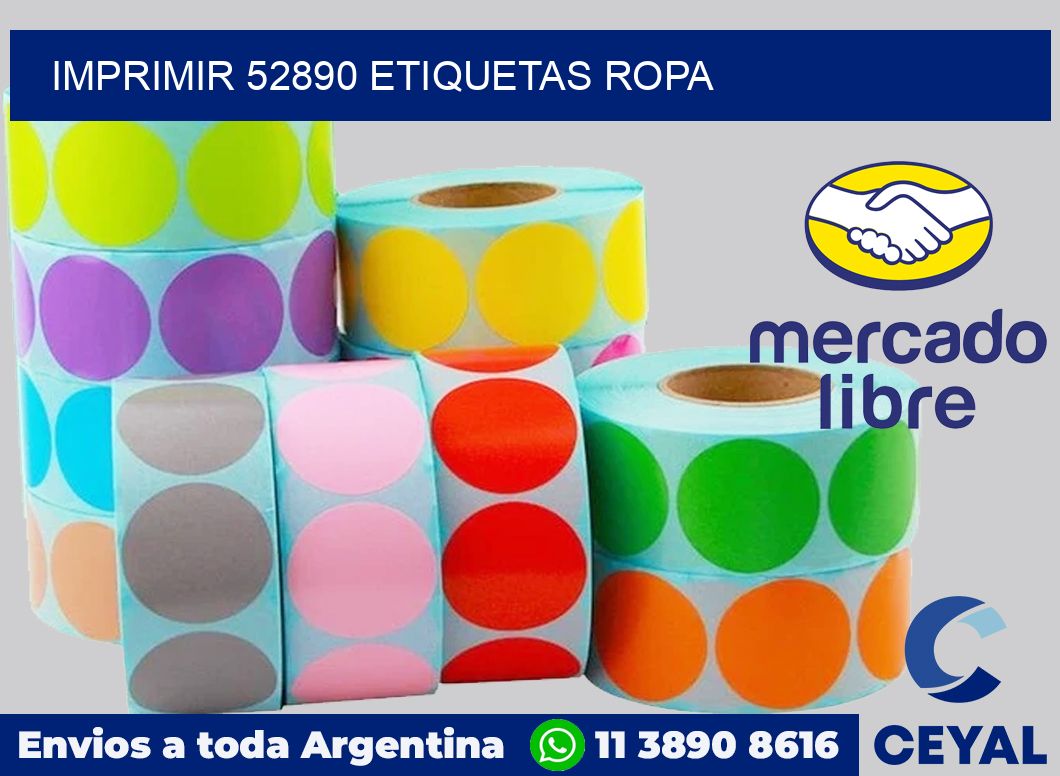 imprimir 52890 etiquetas ropa