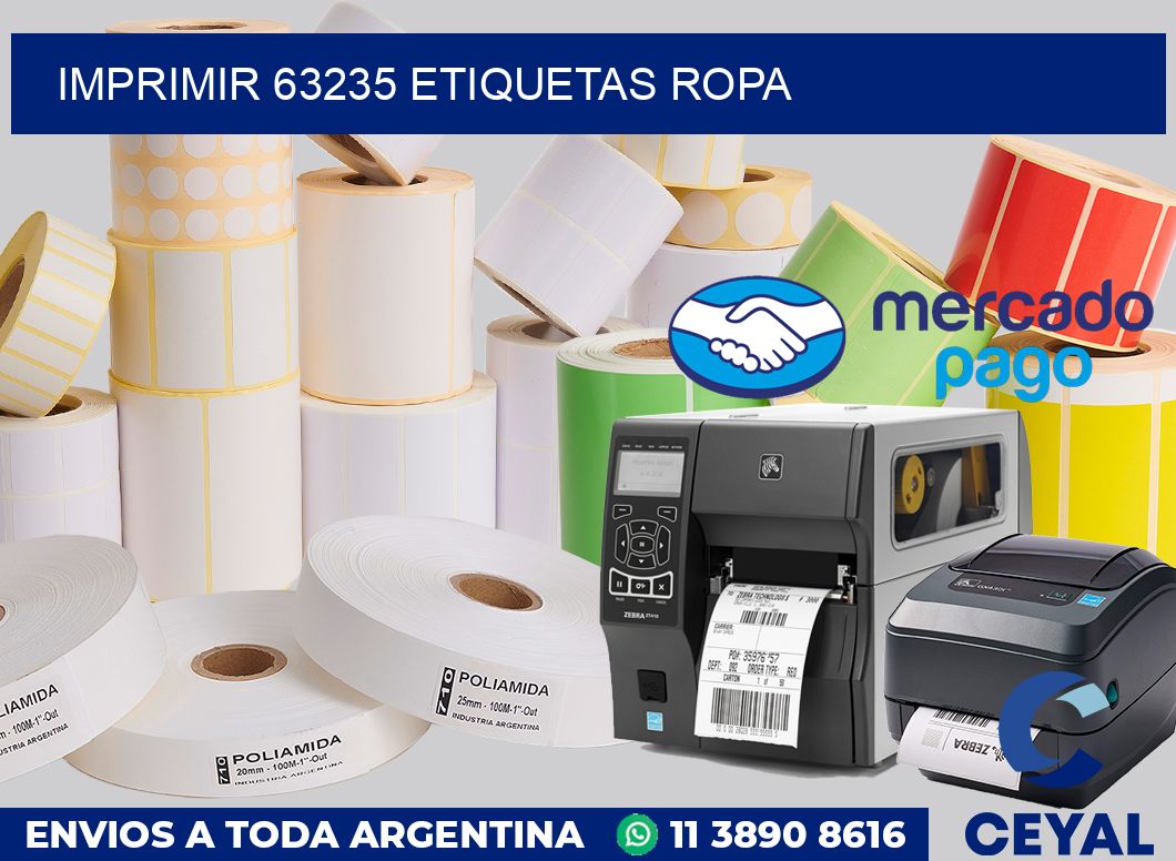 imprimir 63235 etiquetas ropa