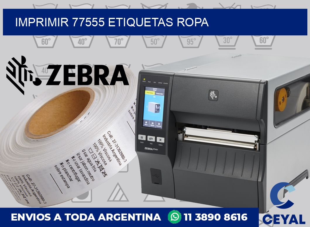 imprimir 77555 etiquetas ropa