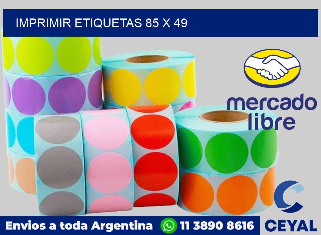 imprimir etiquetas 85 x 49