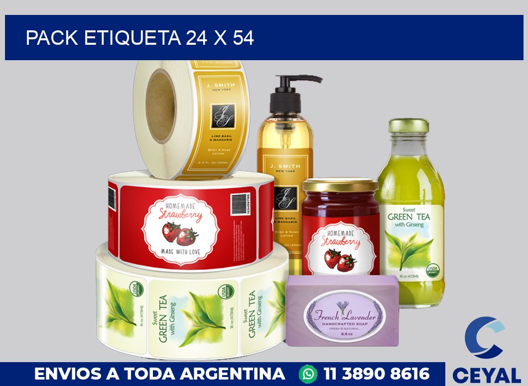pack etiqueta 24 x 54