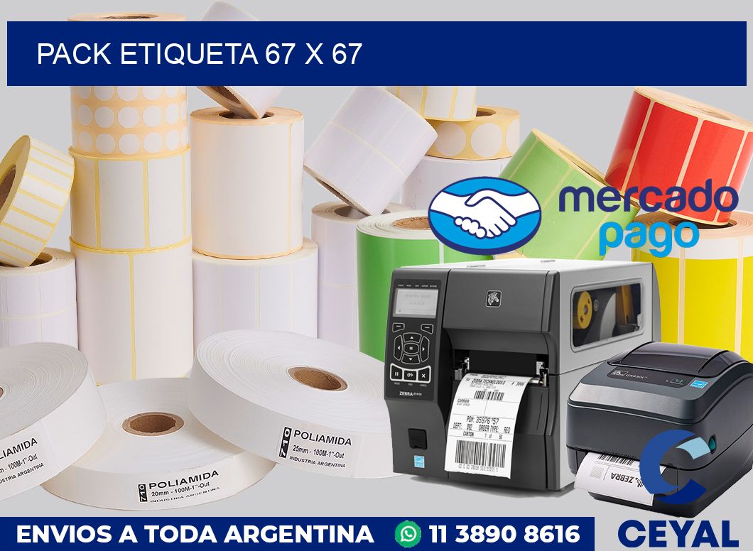 pack etiqueta 67 x 67